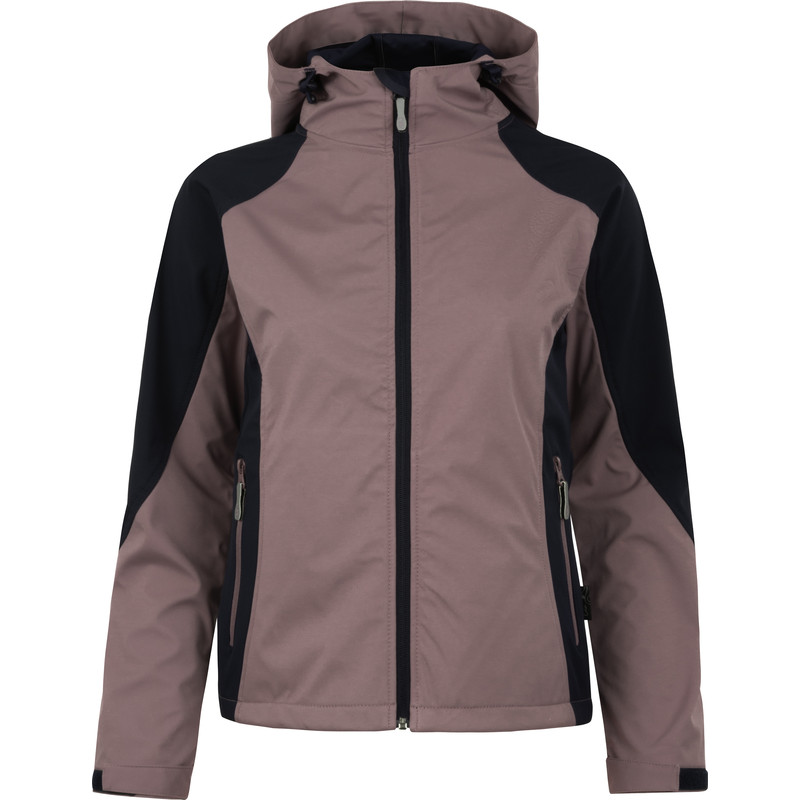 Cerva dames softshell jas Yowie L donkerblauw/paars