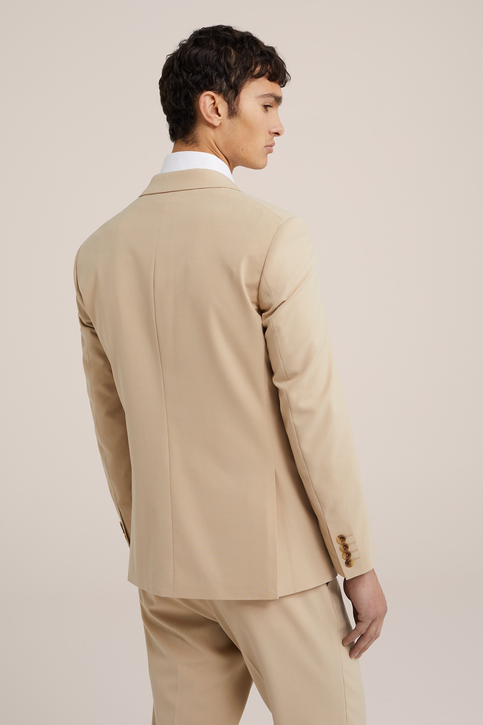 slim fit blazer Fundamentals Caramel