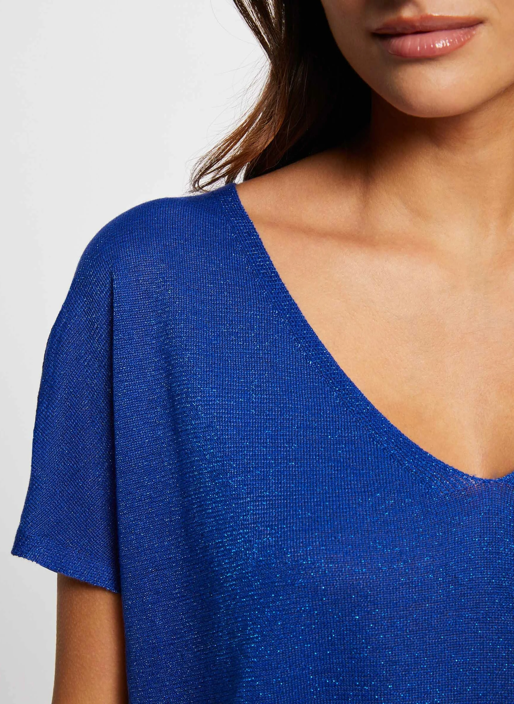 MCOACH - Pull col V manches courtes | Bleu