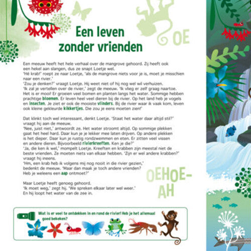 Lantaarn publishers lees- en zoekboek speuren in het water