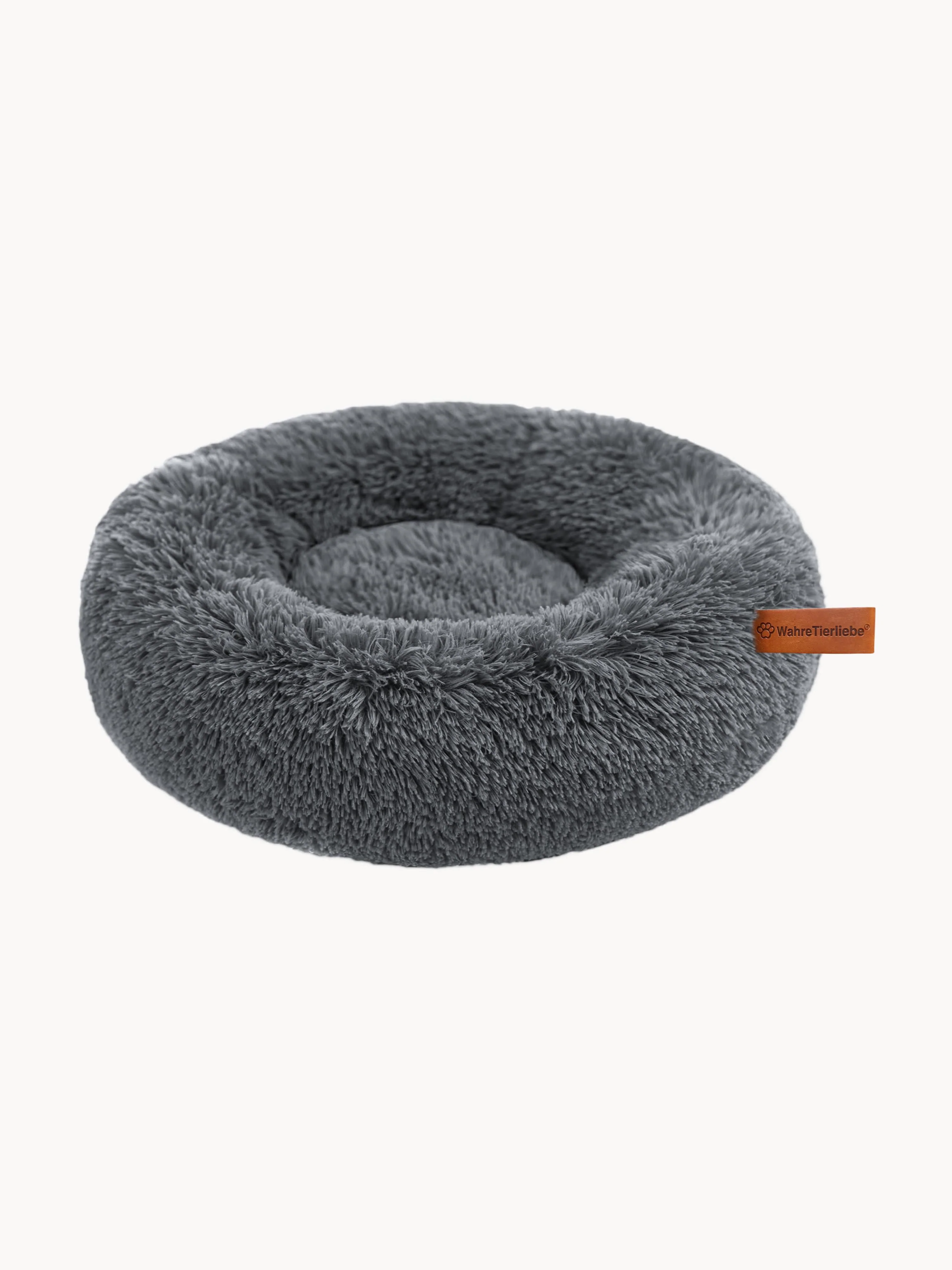Huisdierbed Fluffy van teddy stof, in verschillende formaten