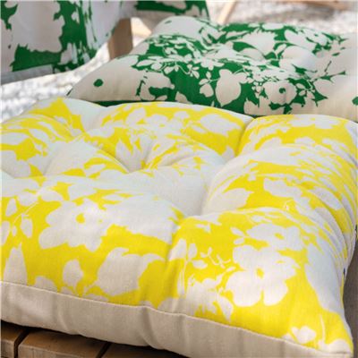 Galettes de chaise d'extérieur double face - Lot de 2
