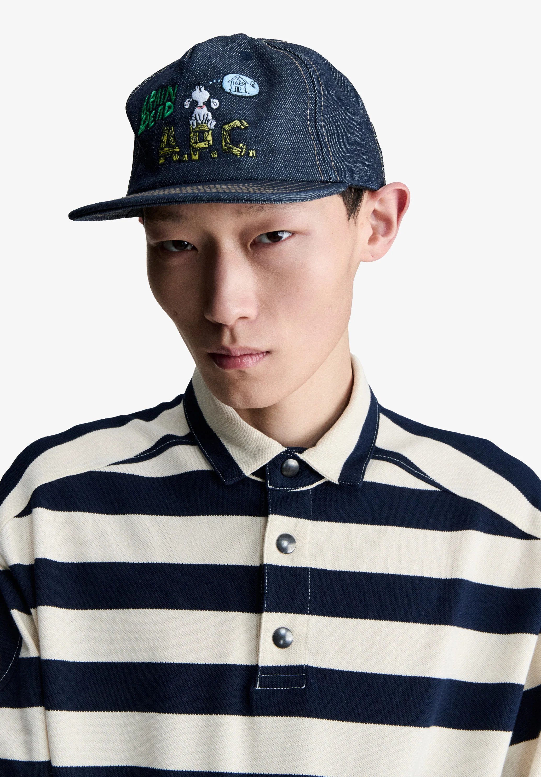 cap APC x BRAINDEAD - Dark navy