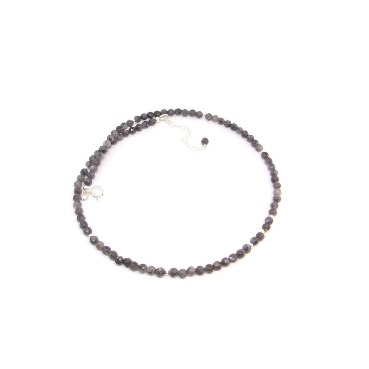 Collier Labradorite Noire