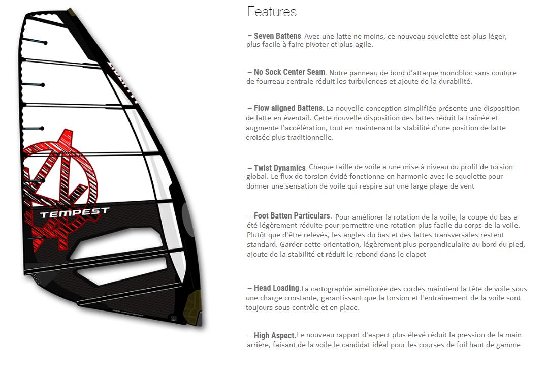 Avanti sails Tempest V2 Film - 2022-2023 5.6 m²