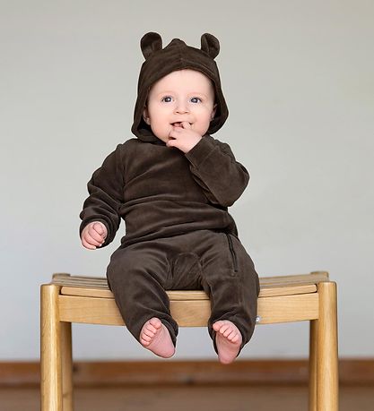 Smallstuff Heldragt - Velour - Dark Mole