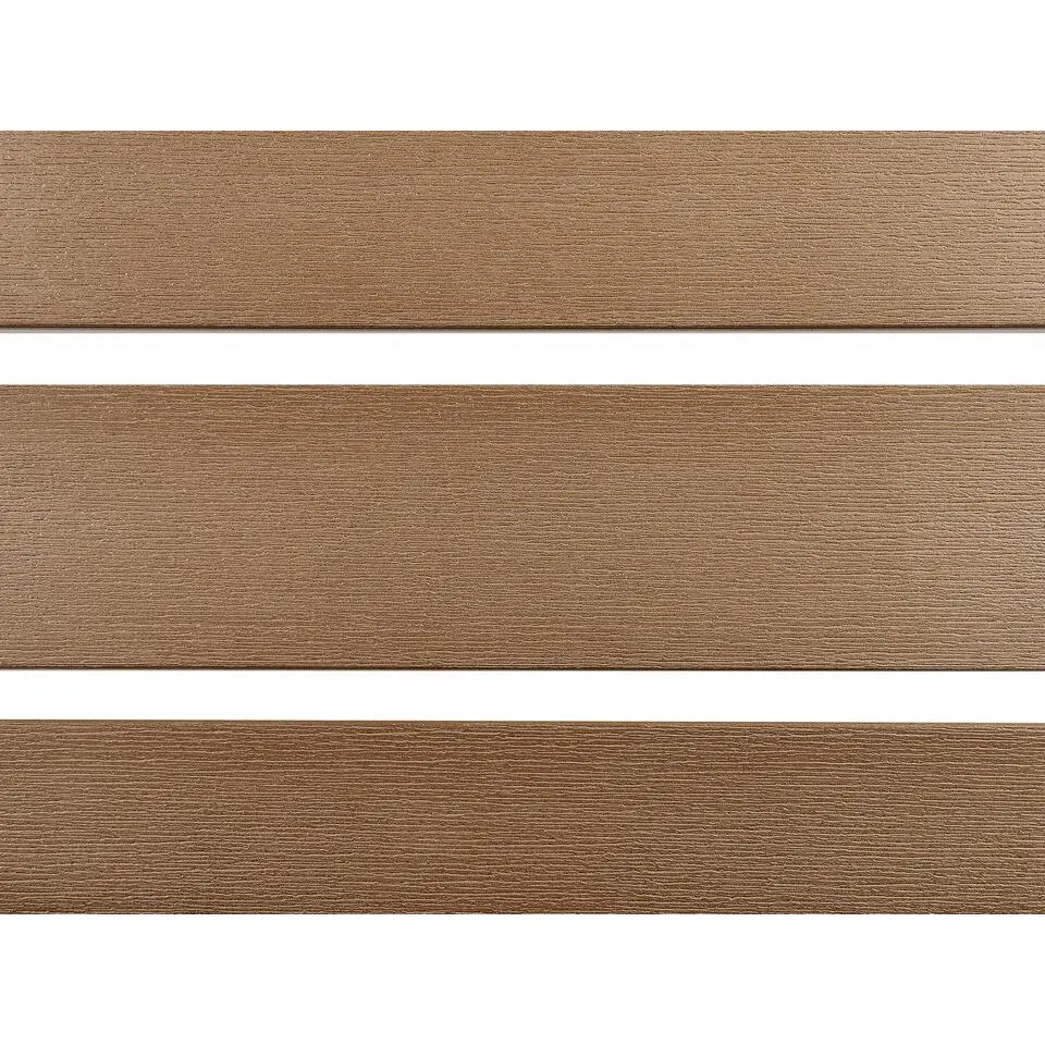 VERNIO - Tuintafel - Lichtbruin - 90 x 180 cm - Aluminium