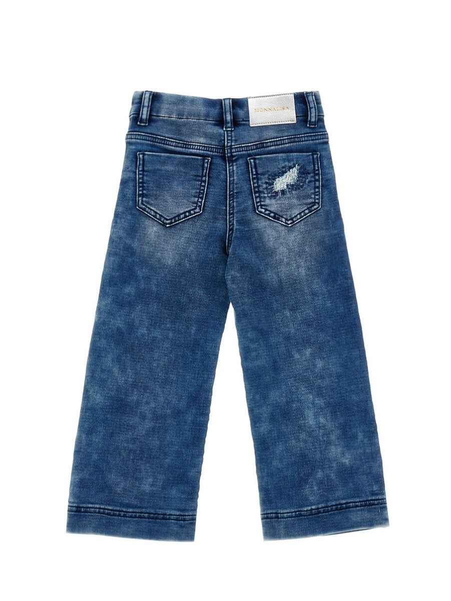 Monnalisa Stretch Jeans Rhinestones