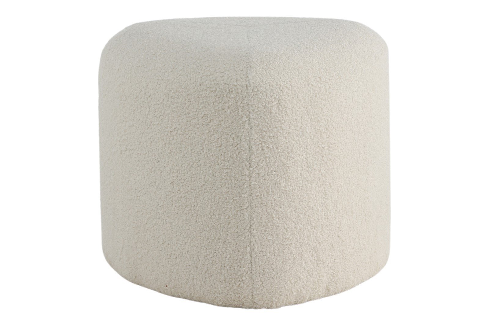 Peg puff Offwhite teddystoff