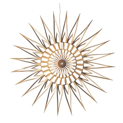 Stern Scherenschnitt, Goldfarben, 15 cm