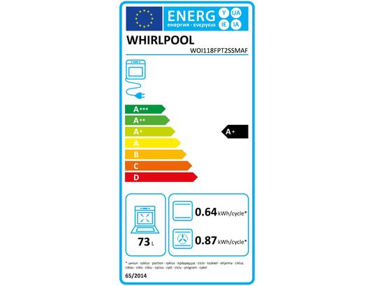WHIRLPOOL - Four encastrable pyrolyse WOI118FPT2SSMAF