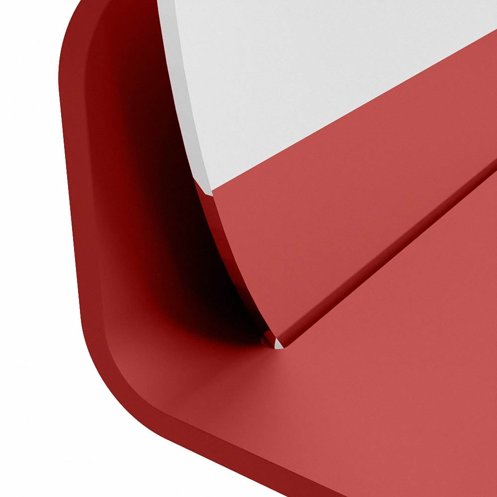 Mondiaz Spot spiegel rond Ø50cm met planchet fire