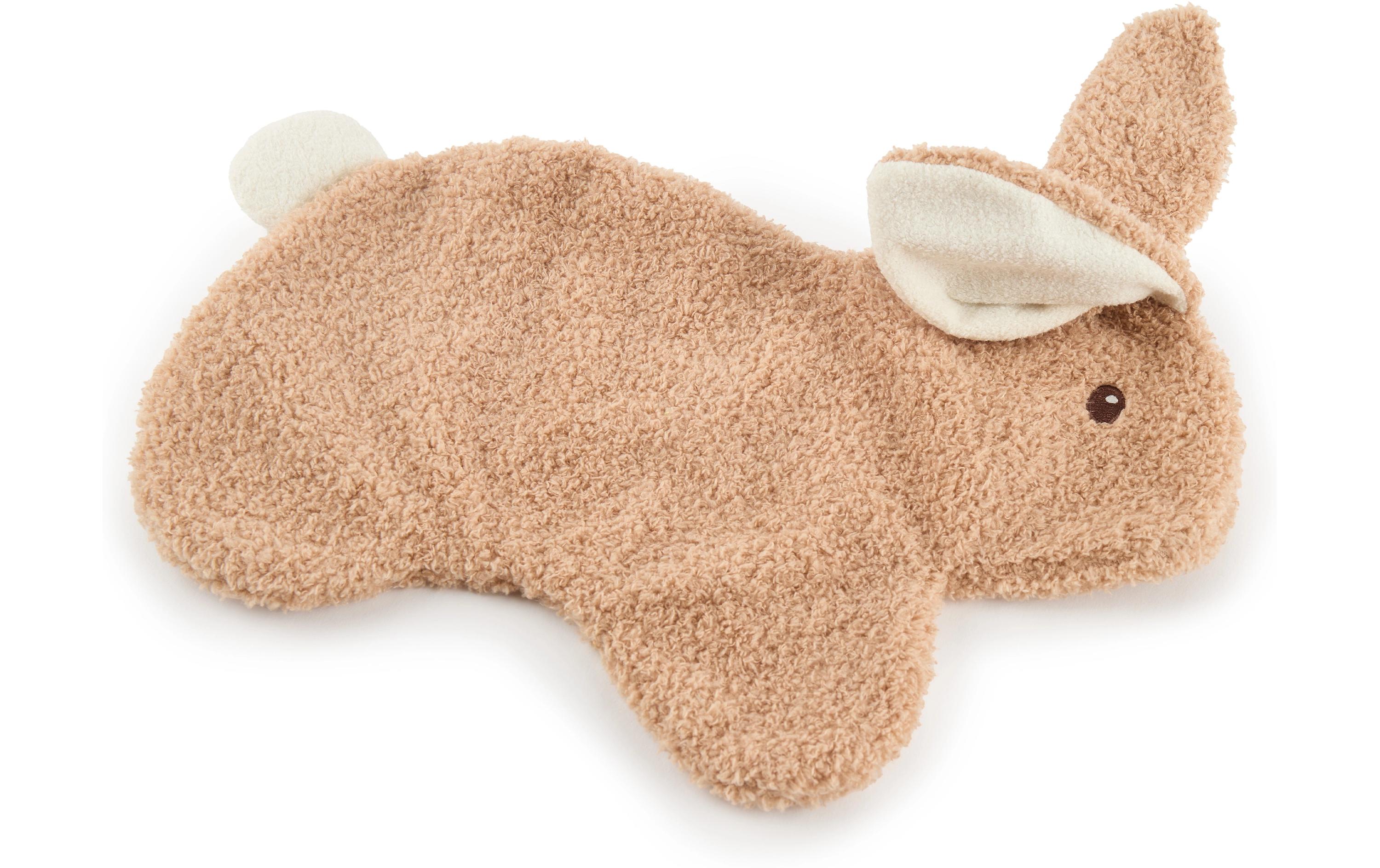 Schmusetuch Hase Fine BraunKuscheltuch mit süssem Hasenmotiv