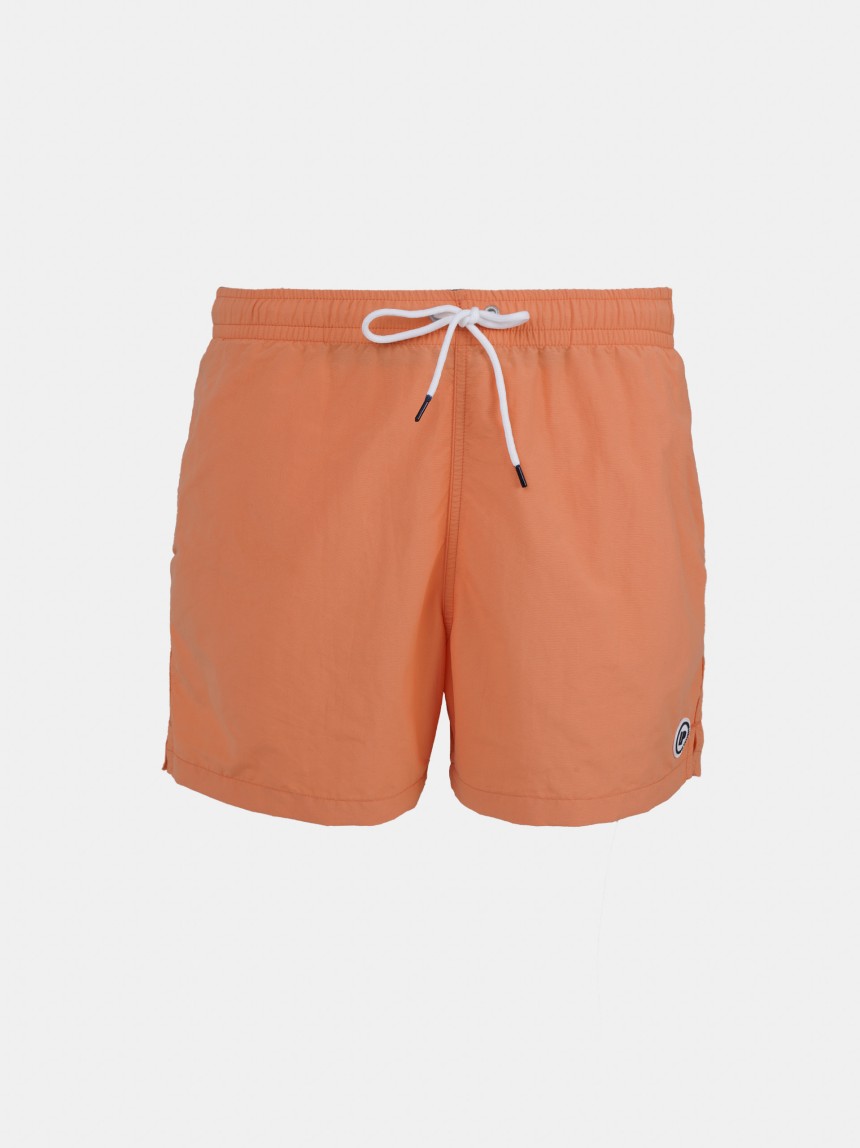 Calções de banho para homem regular fit com cintura elástica e cordão