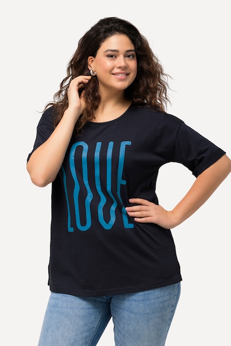 T-Shirt, LOVE, Oversized, Rundhals, Halbarm