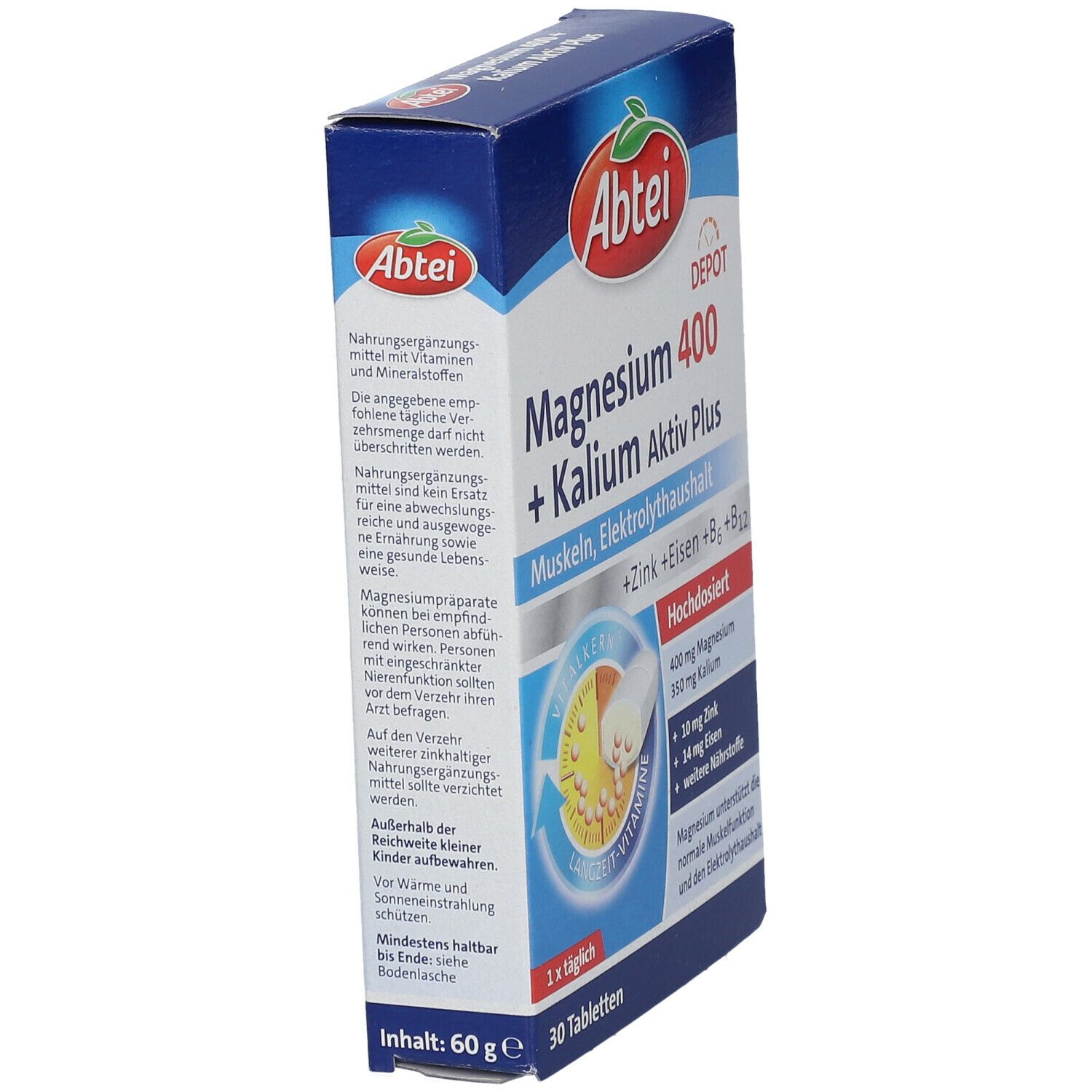 Abtei Magnesium 400 + Kalium Aktiv Plus