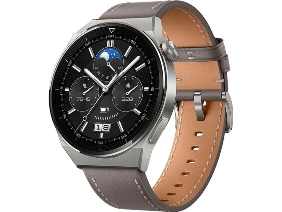 Huawei | Watch GT 3 PRO (46mm) - Smartwatch med rem - håndledsstørrelse: 140-210 mm - Grå