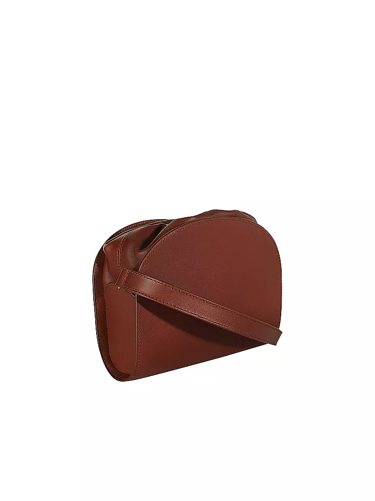 A.P.C. Ledertasche - Umhängetasche DEMI-LUNE braun