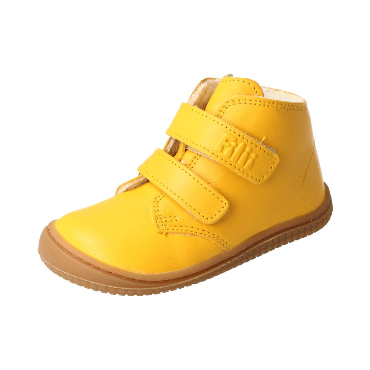 MB4213-W4 mustard SOFT-FEET BIO nappa wool velcro Weite/M