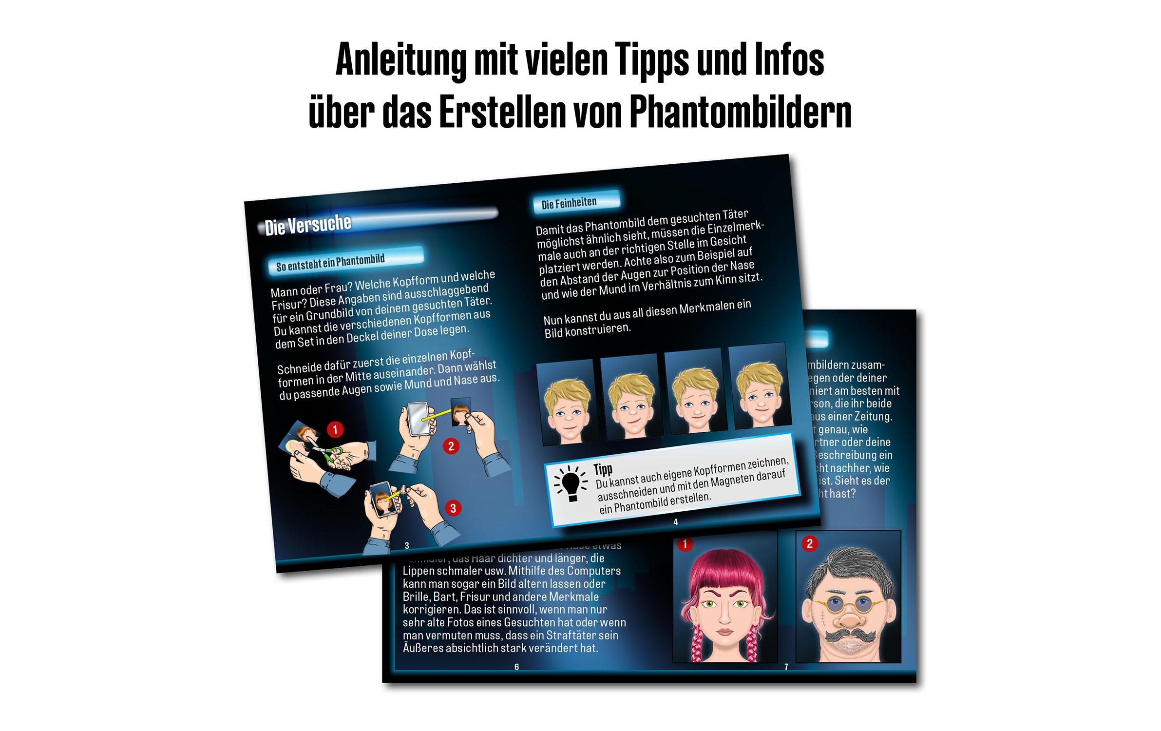 Die drei ??? PhantombilderDetektiv-Set in cooler Metalldose