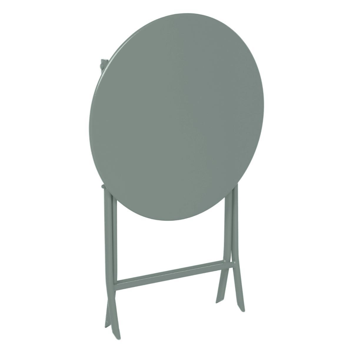 TABLE GREENSBORO RONDE OLIVE 2 PLACES