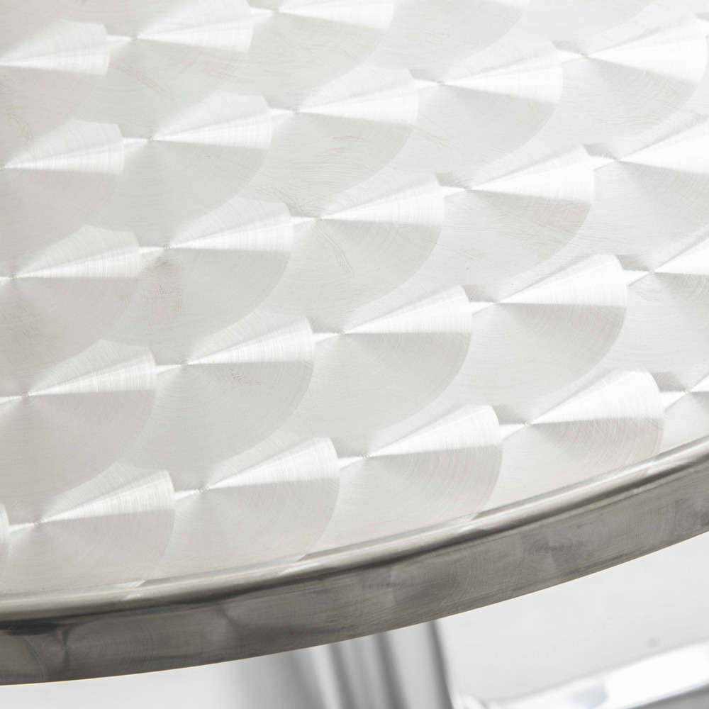 Plateau rond en inox ø60 cm