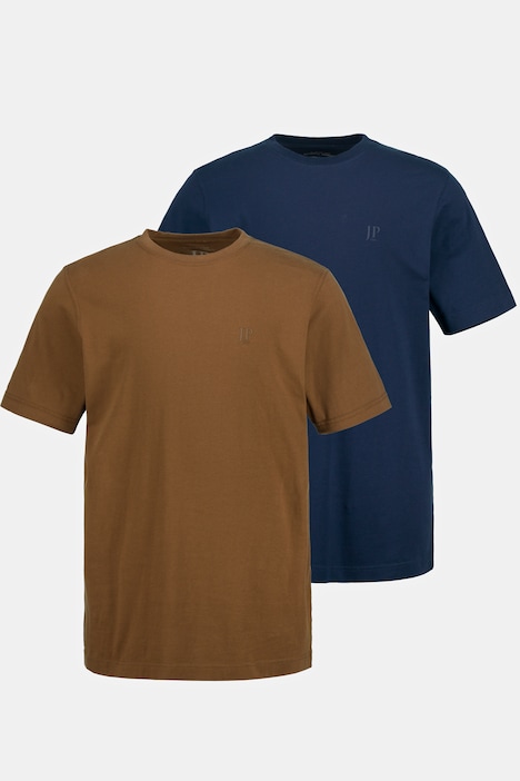 JP 1880 T-Shirts, Basic, 2er-Pack, Rundhals, bis 8XL