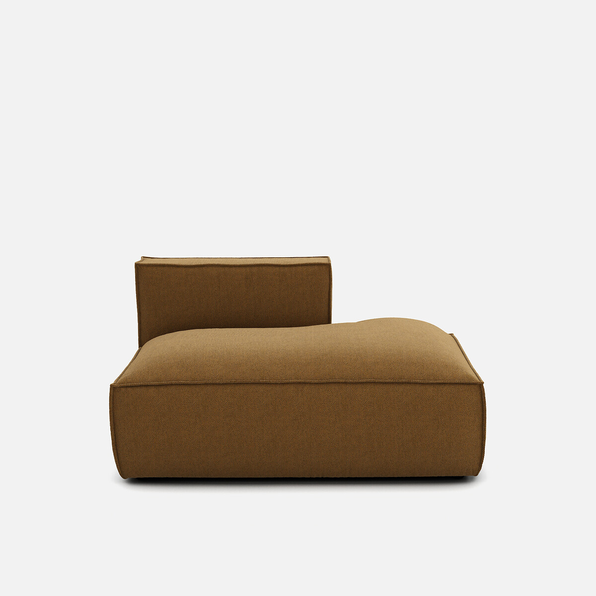 LA REDOUTE INTERIEURS<br>Sofá lounge, direito, tecido texturizado, Seven
