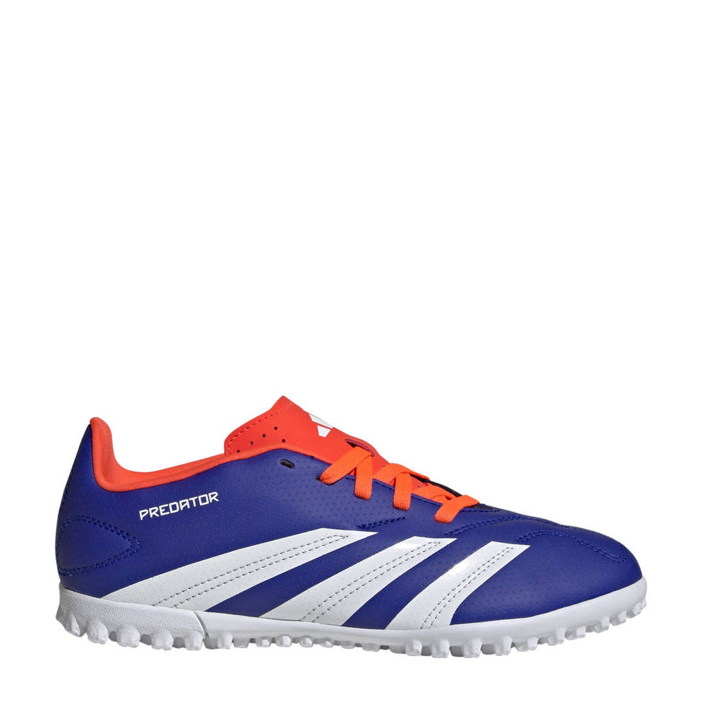 adidas Predator Clubjunior voetbalschoenen blauw/wit/rood