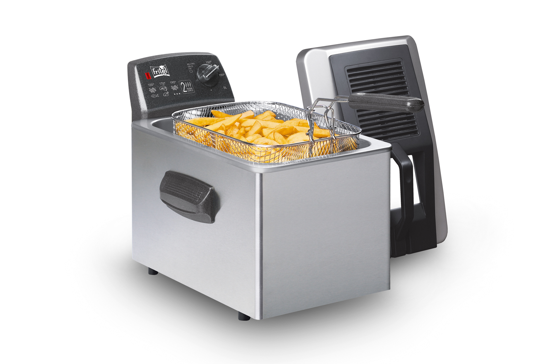 FRITEL  Turbo SF 4571 Friteuse met filterdeksel