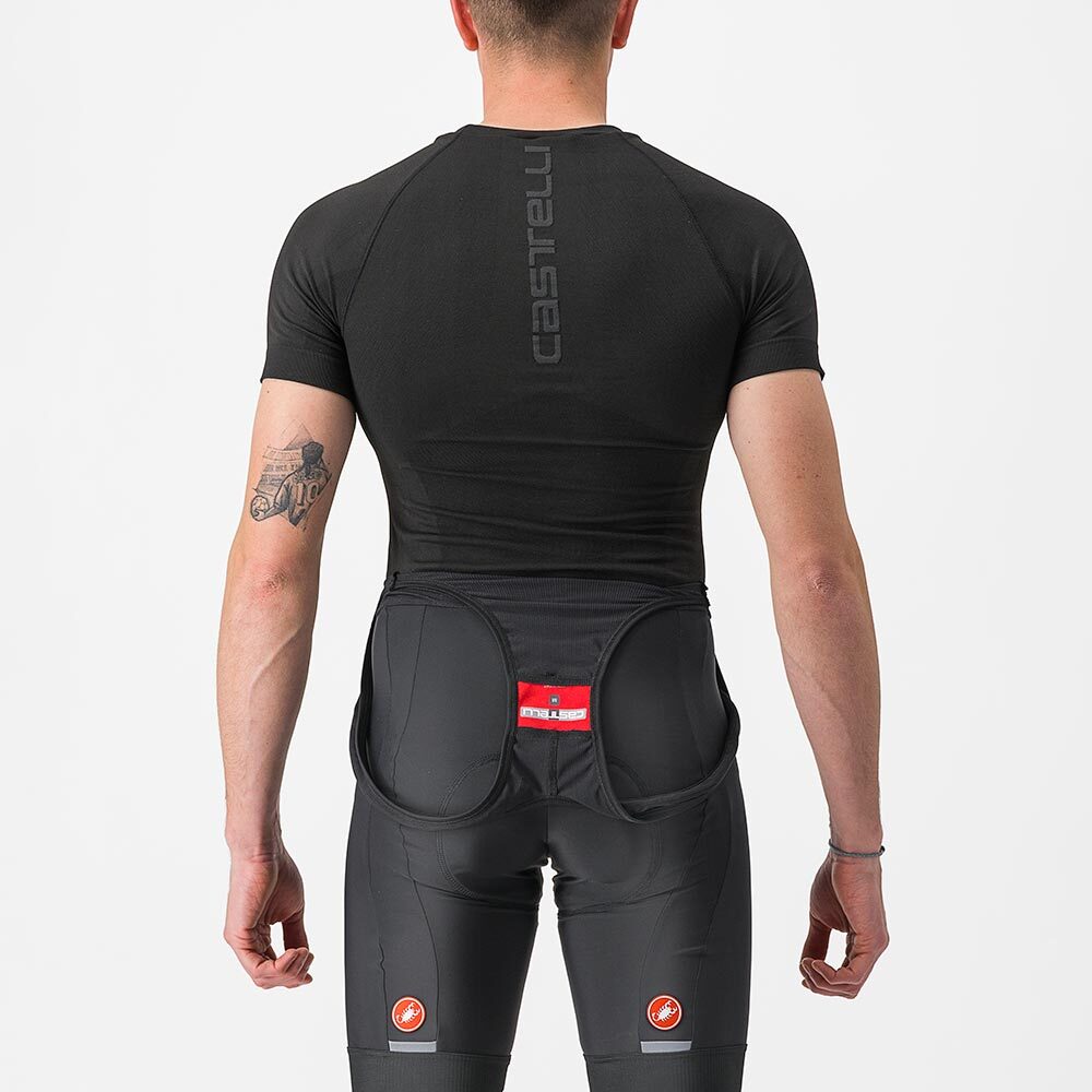 Castelli Core Seamless Ondershirt Korte Mouwen Zwart Heren