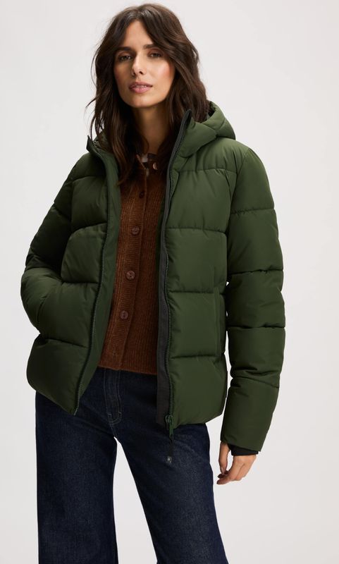 Silvercreek - Trek Puffer Jas - Groen Dark