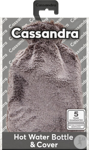 Cassandra Bouillotte Duveteuse Marron 1 Pièce