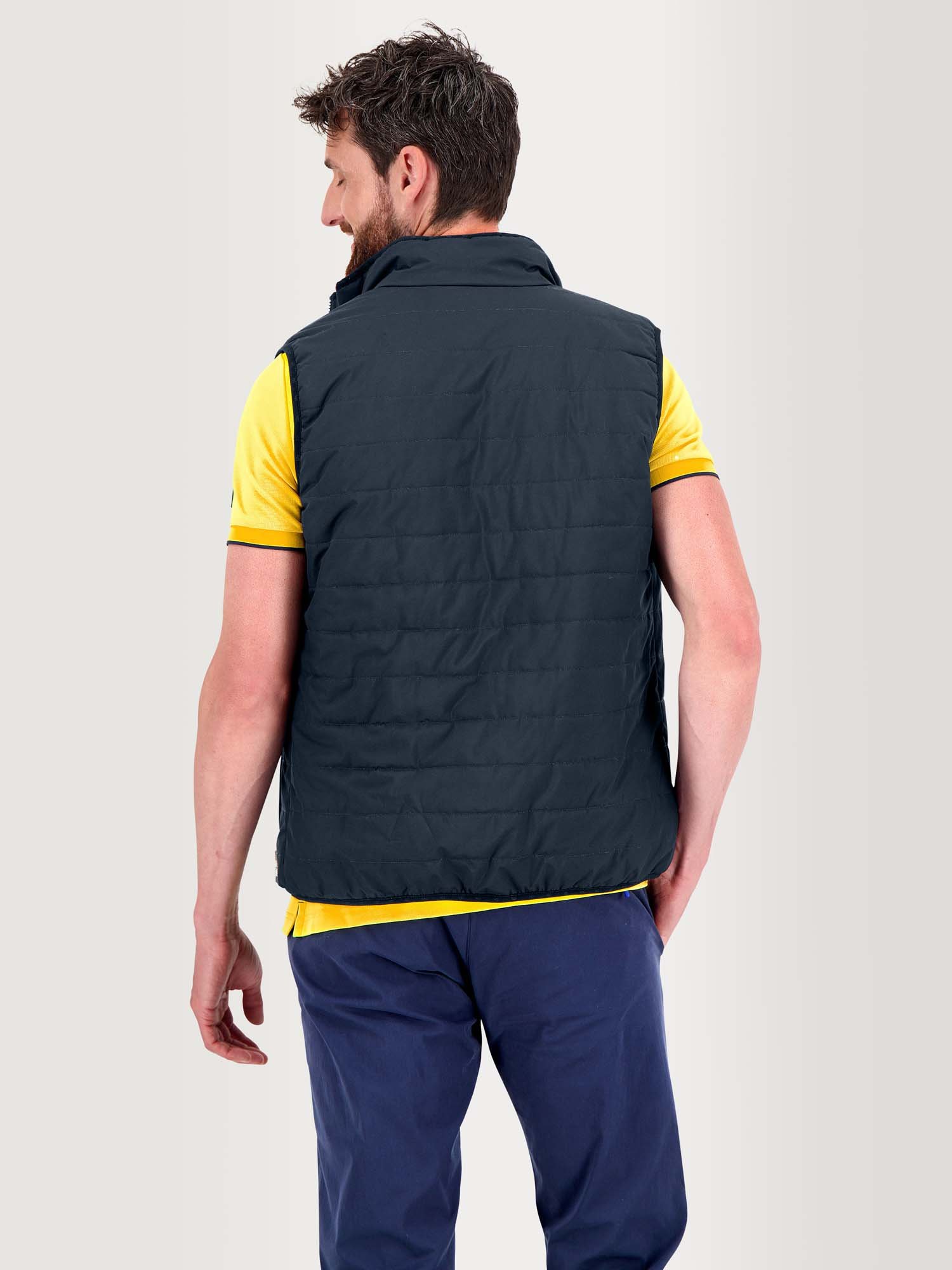 Doudounes Homme Sans Manches Reversible Marine