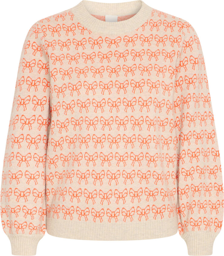 ICHI IHBRIELLE LS4 Oatmeal w. hot coral