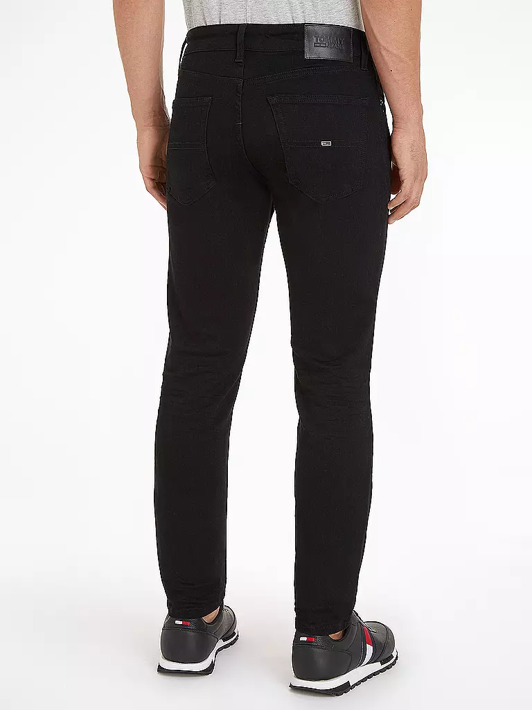 TOMMY JEANS Jeans Slim Fit Scanton schwarz