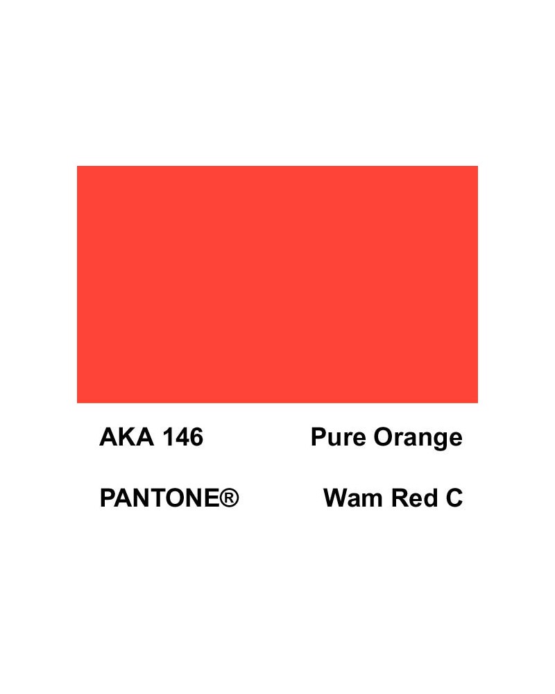Orange pure -  Pantone Wam Red C