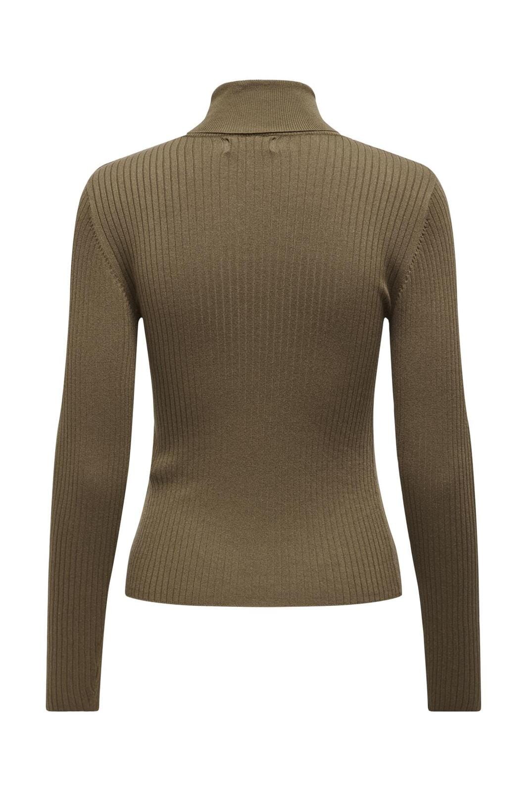 JDY JDYplum L/S Roll Neck Pullover Knt 4553398 malt ball