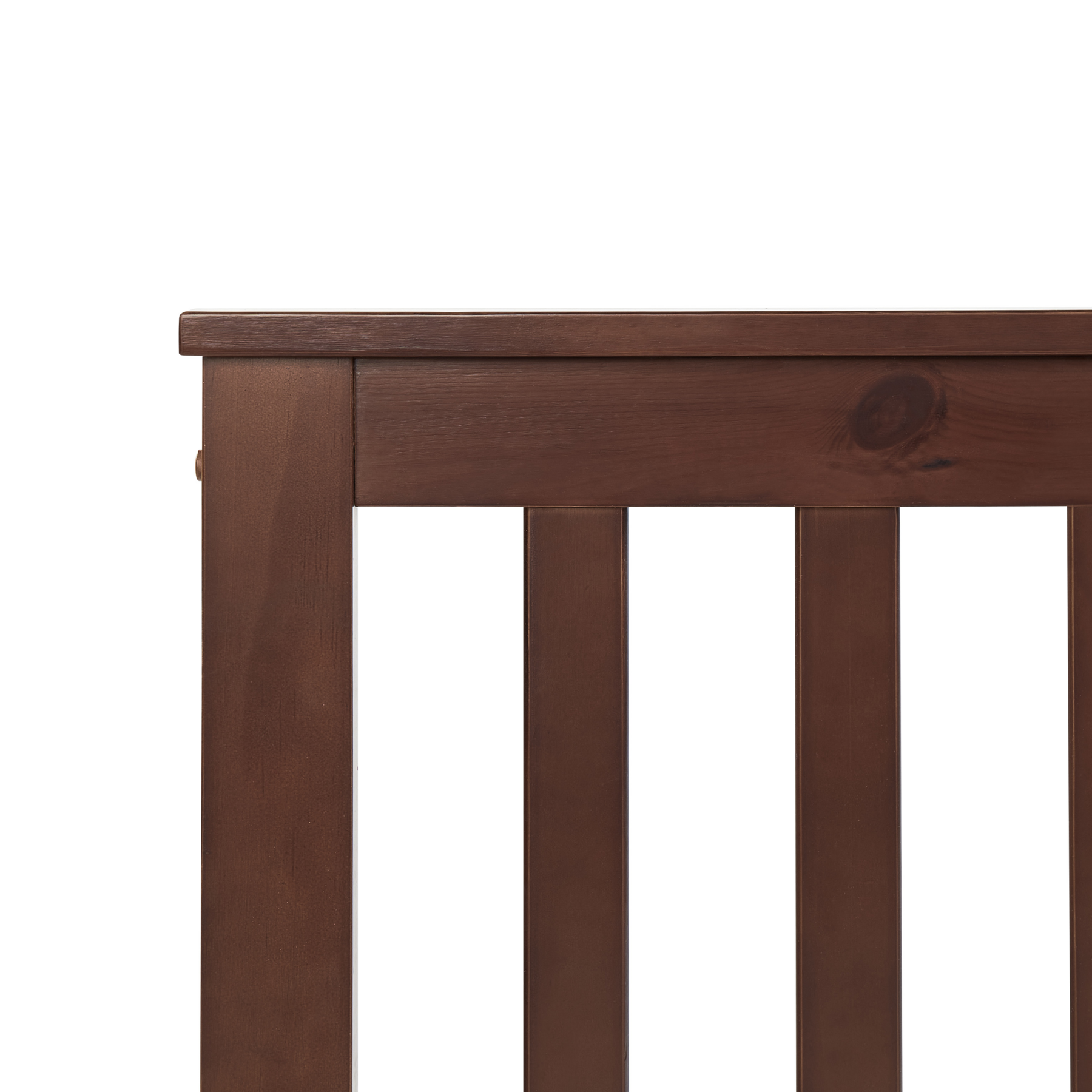 Beliani-MAYENNE -Tweepersoonsbed-Donkerbruin-160 x 200 cm-Dennenhout