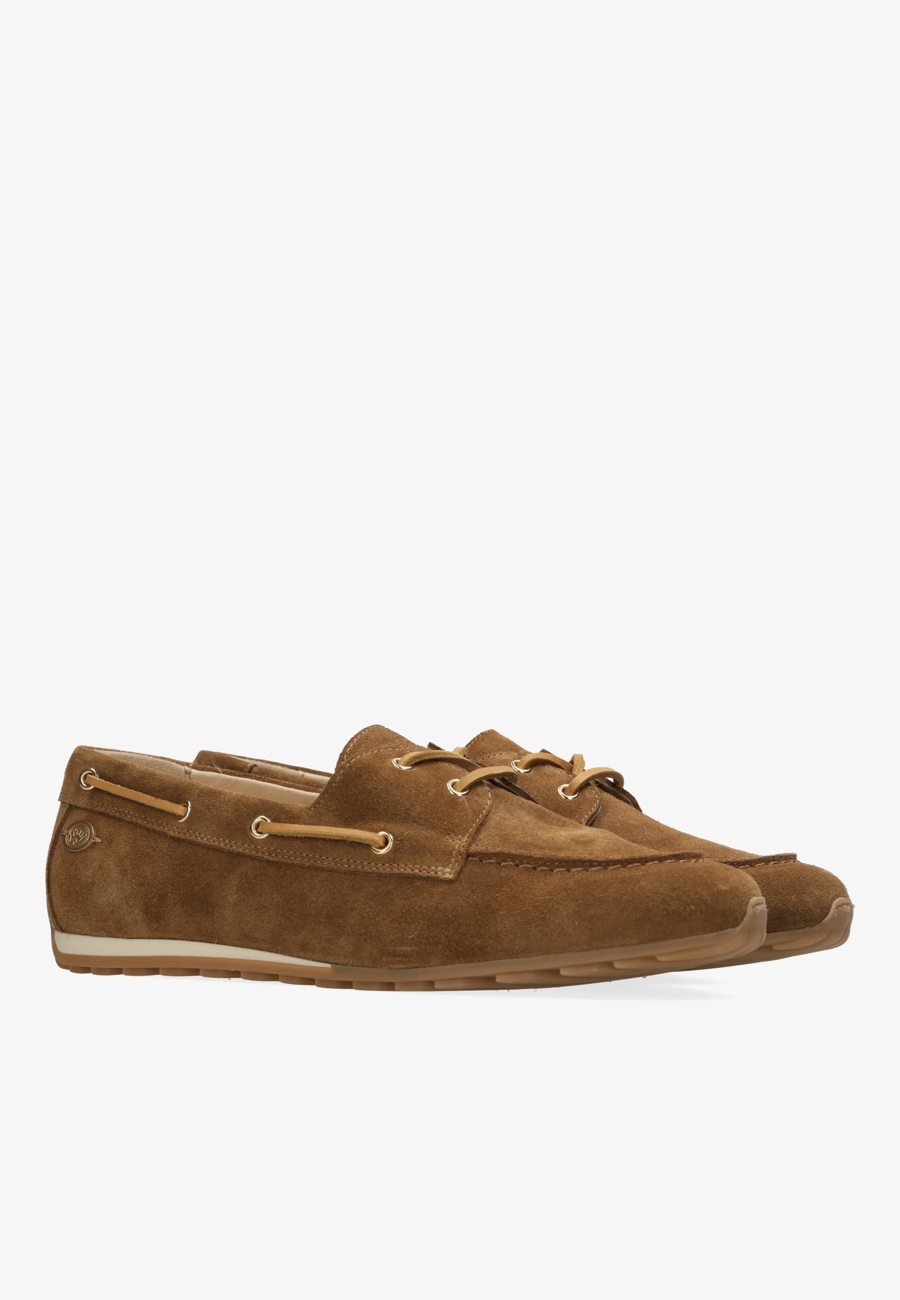 UTA MOCCA Moccasin suede Cognac