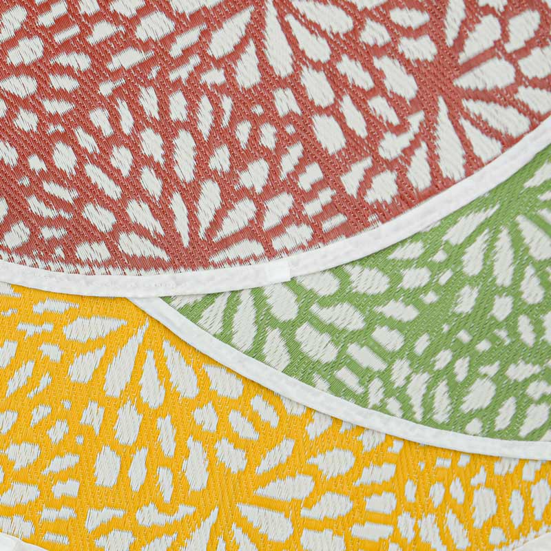 Tapis tissé plat 'Florea' rond