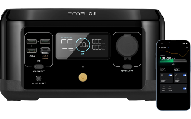 EcoFlow River Mini Tragbare Powerstation 210 Wh 300 W