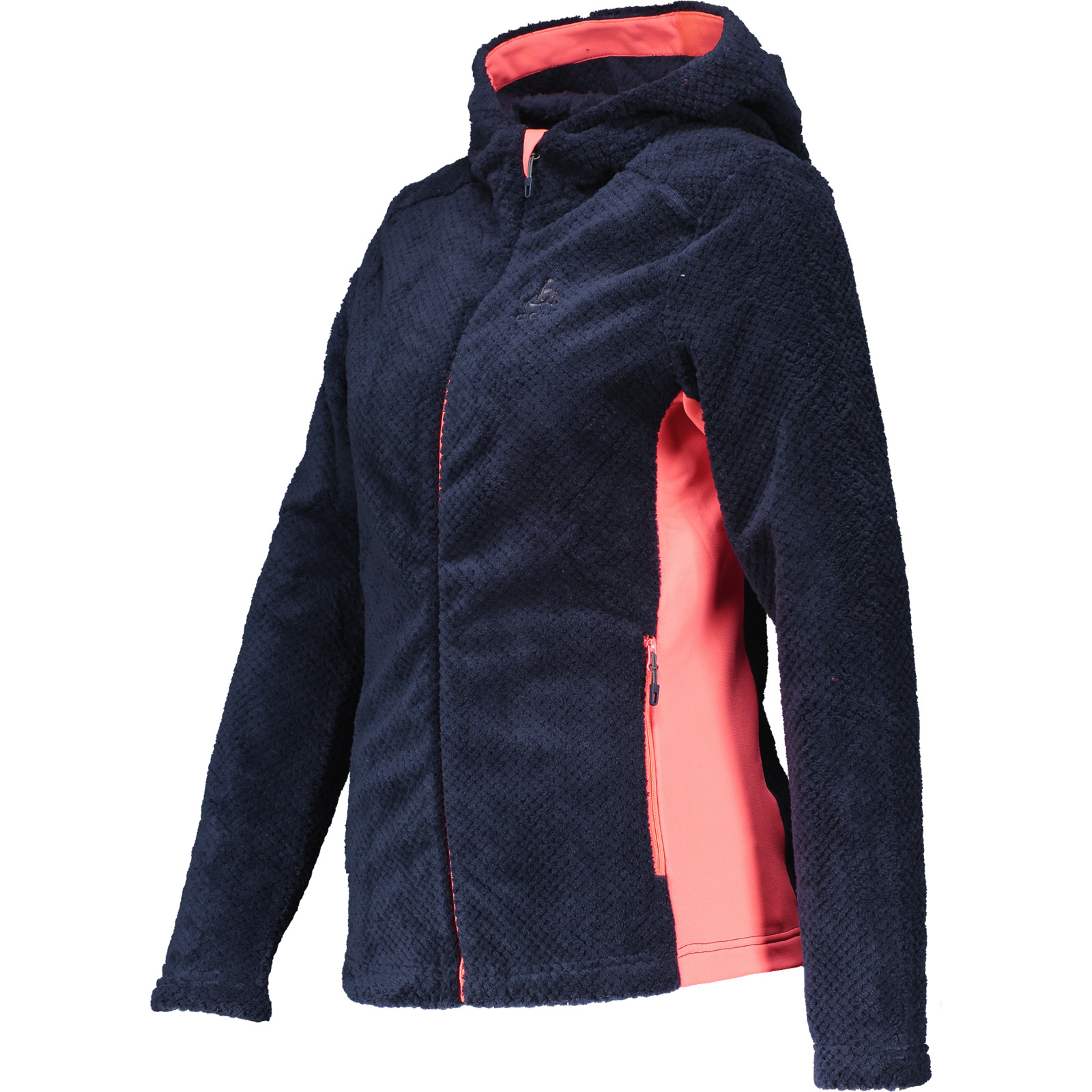 Odlo Damen-Midlayer Full Zip Fluff Warm M, dunkelblau