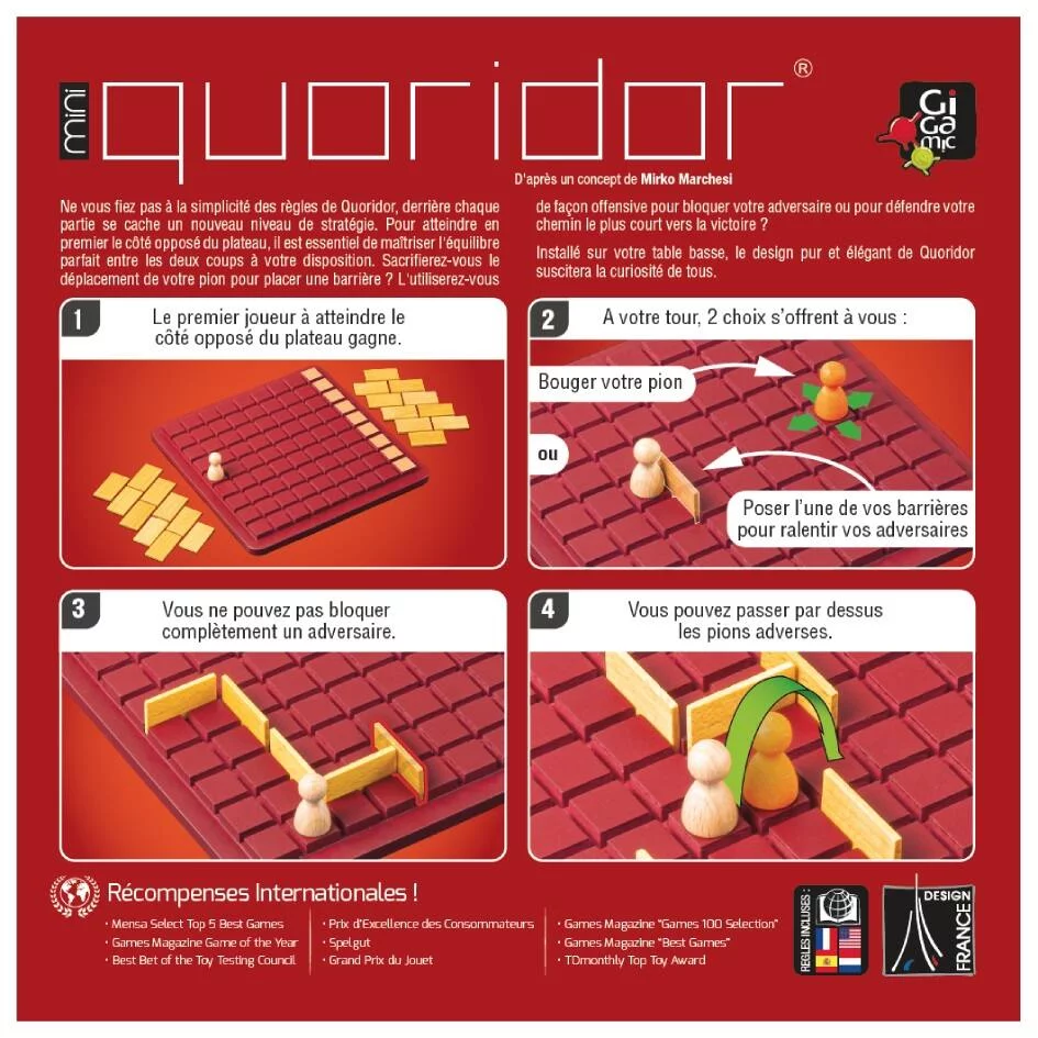 JEUX QUORIDOR MINI