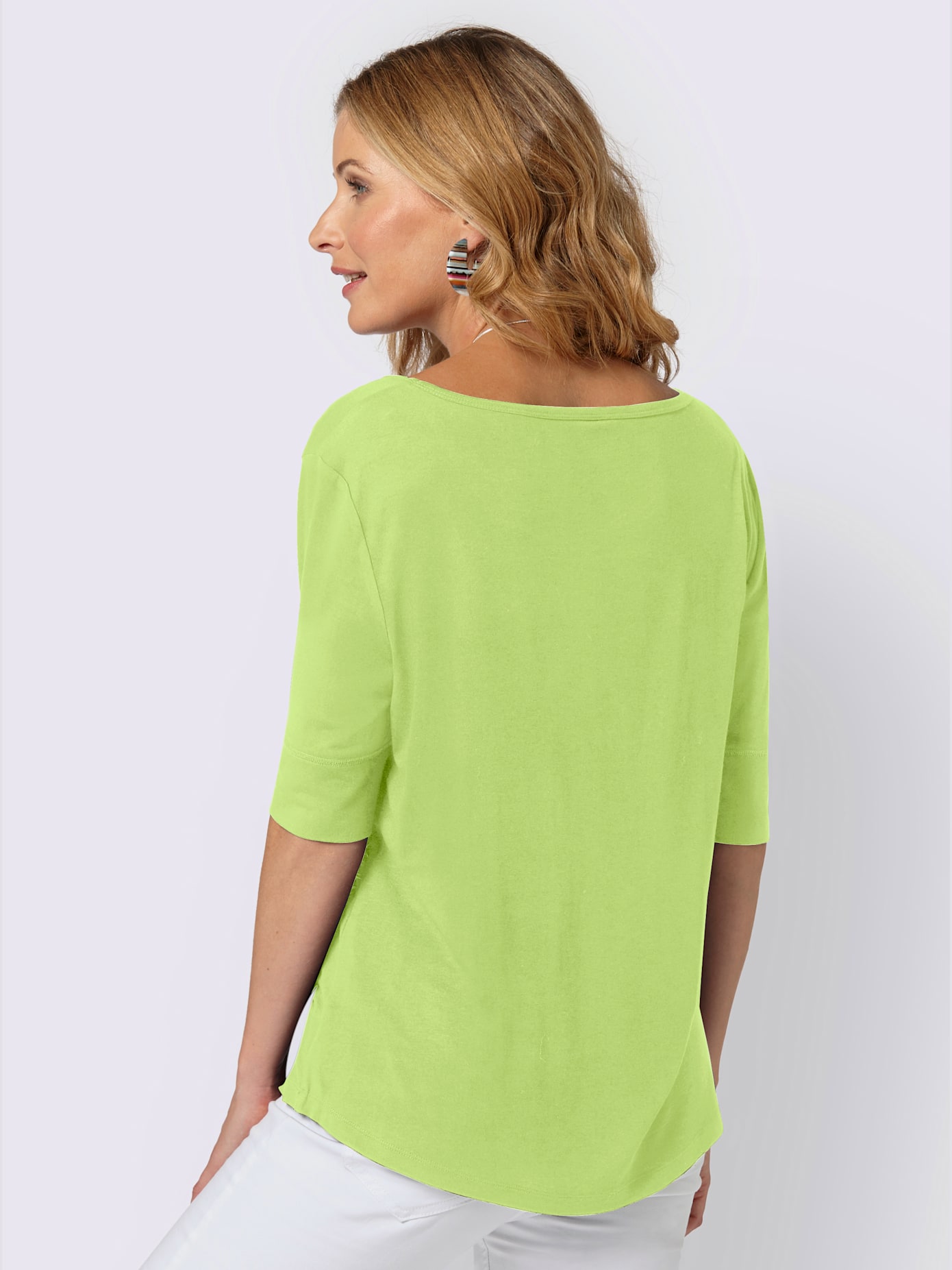 T-shirt femme simple élégant manches doublées