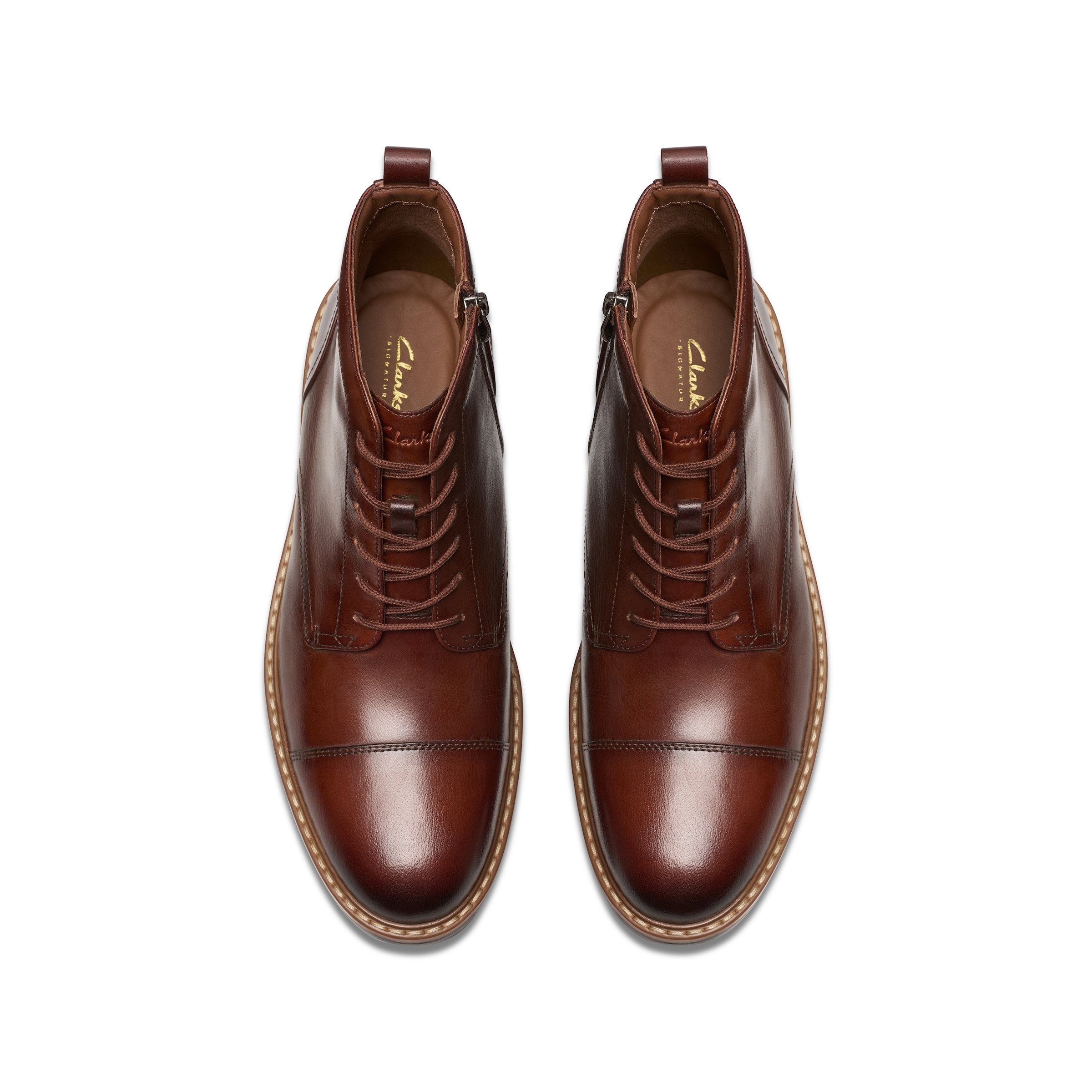 Clarks Winterstiefel »Aldwin Cap«  Festtagsschuh, Stiefelette, Anzugschuh mit Blockabsatz