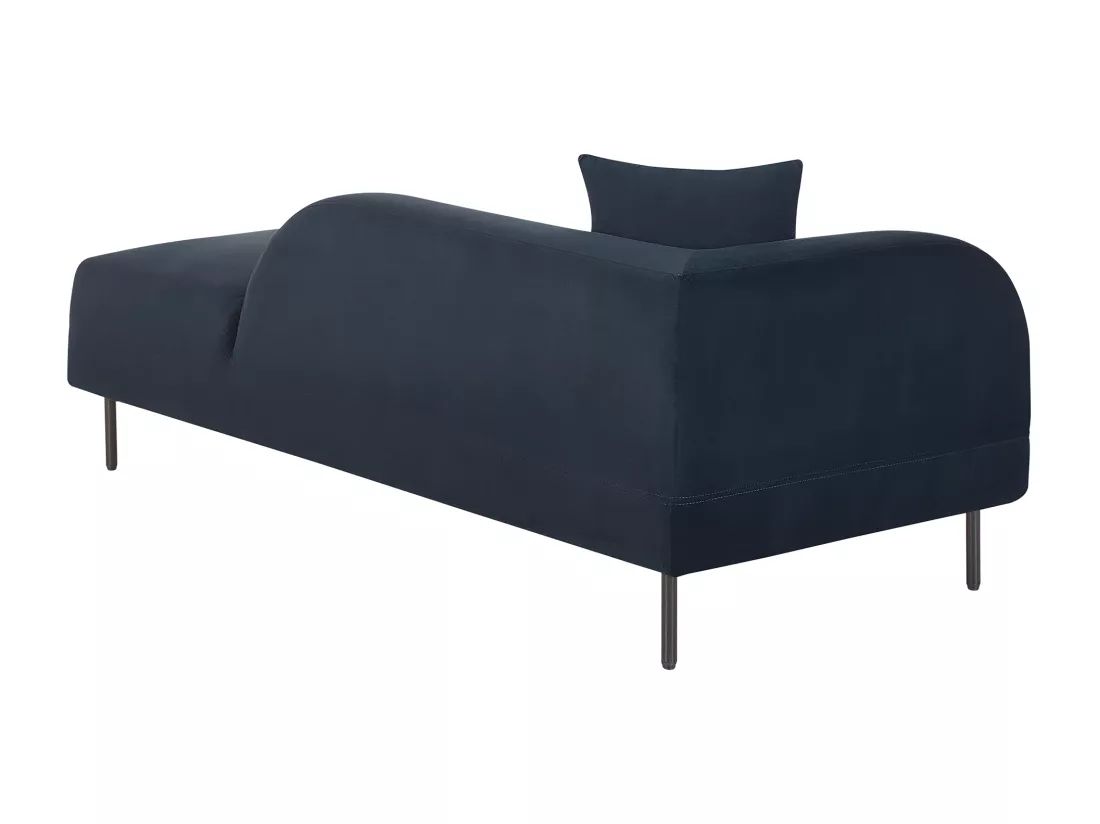 Chaise longue côté droite bleu foncé LE CRAU