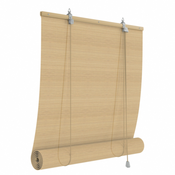 KARWEI bamboe roll-up lichtdoorlatend naturel (kleurnr. 1032) 120x180 cm (bxh)