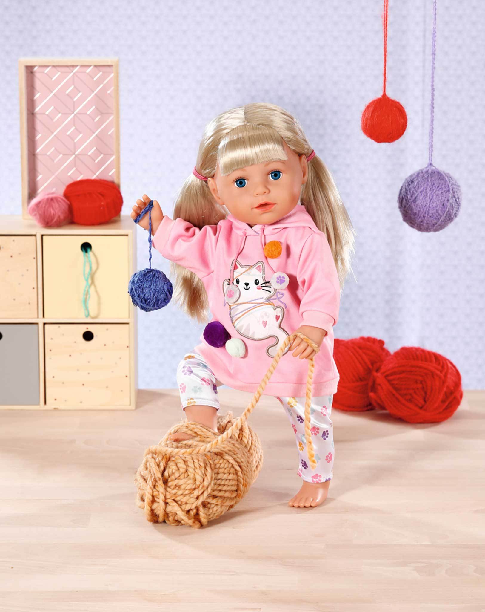 Dolly Moda Bekleidungsset KÄTZCHEN (43cm)