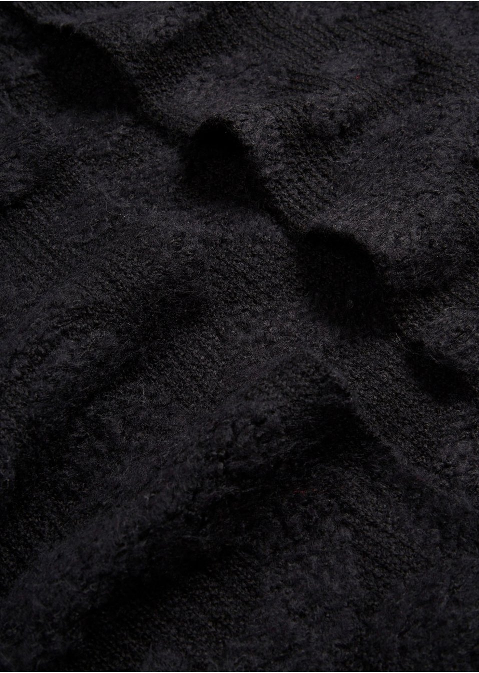 Manteau en maille avec teneur en laine